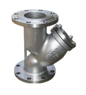 DI Matériau du corps L'acier inoxydable CF8/CF8M PN16 Frange à flèche Y avec support