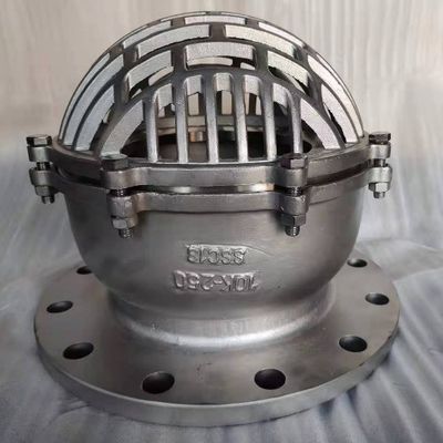 Structure d'arrêt Fin de la bride Ductile Accessoire en fonte soupape de pied d'aspiration pour les performances
