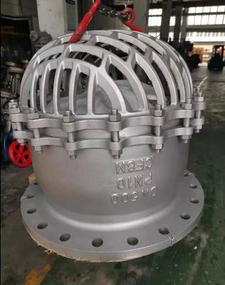 Structure d'arrêt Valve de pied en fer ductile avec écran en acier inoxydable de type vertical
