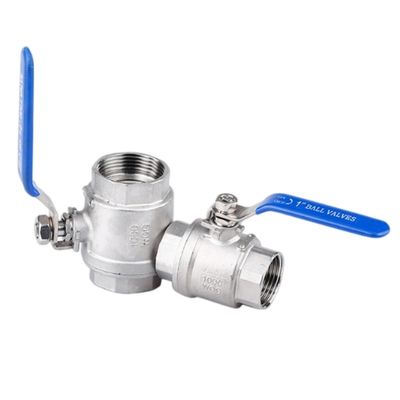 Valve à bille en acier inoxydable 2PCS 3PC pour le contrôle de l'eau