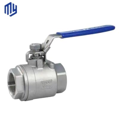 Valve à bille en acier inoxydable 1/2" -4" Ss 304 316L 2PCS pour une régulation lisse et fluide