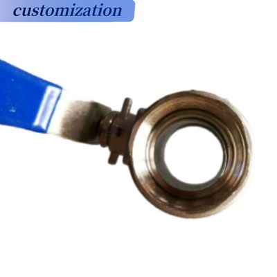 Valve à bille en acier inoxydable personnalisée 2PC Ss Valves industrielles filetées pour l'eau gazeuse