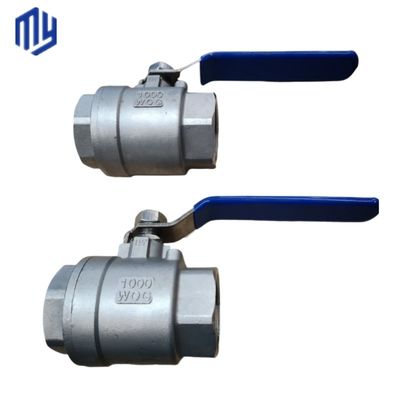 Résultats de la valve à bille à trunnion à 2 PC