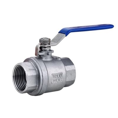 Valve à bille 2PC en acier inoxydable pour les supports à température normale dans les applications industrielles