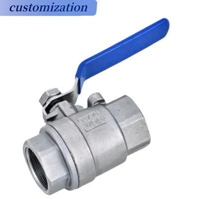 Valve à bille 2PC en acier inoxydable pour les supports à température normale dans les applications industrielles