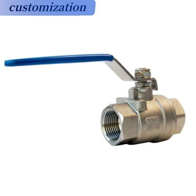 VALVES à billes pneumatiques 2 PC pour les applications à haute pression et les performances
