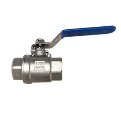 Valve à bille à fil FF en acier inoxydable avec ISO5211/plaque de montage CF8 A et choix durable