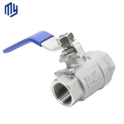 Ventilateur à bille à 2 pièces en PVC à manche en acier pour gaz, huile, eau et milieux à température normale