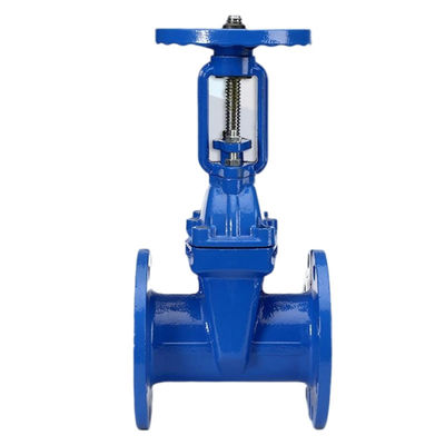 Valve d'étanchéité souple élastique manuelle en fer ductile DN50 100 150 pour les milieux d'eau