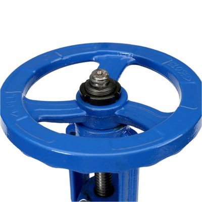 Valve d'étanchéité souple élastique manuelle en fer ductile DN50 100 150 pour les milieux d'eau