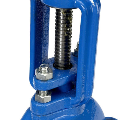 Valve d'étanchéité souple élastique manuelle en fer ductile DN50 100 150 pour les milieux d'eau
