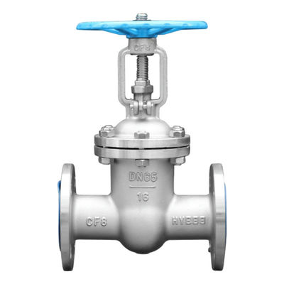 ASTM A216-WCB en acier moulé en élévation de la tige de la vanne de porte à flanc personnalisée OEM