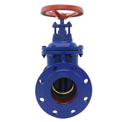 Ventilateurs de la porte du système d'eau Z45T-16Q connexion à la bride en fer ductile Pas de levage de soupape de la tige
