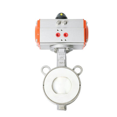 Valve papillon pneumatique entièrement recouverte pour usage domestique et besoins de personnalisation