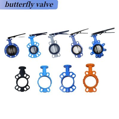 Valve papillon pneumatique entièrement recouverte pour usage domestique et besoins de personnalisation