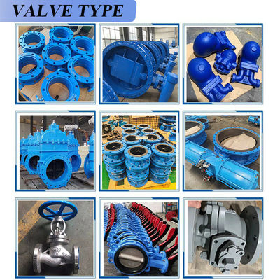 4 pouces de double bride ductile acier actionneur électrique soupape papillon pour les médias d'eau
