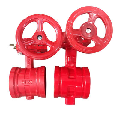 Ventilateur de papillon à turbine à gaz à douce étanchéité à rainures D381X hydraulique