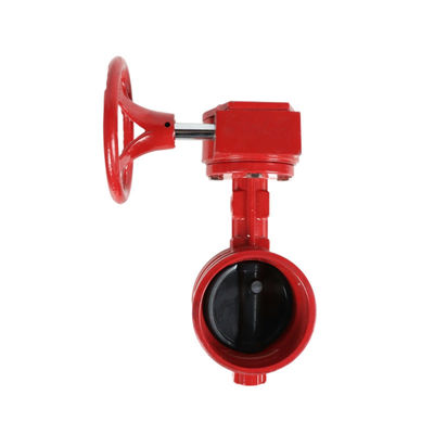 Ventilateur de papillon à turbine à gaz à douce étanchéité à rainures D381X hydraulique