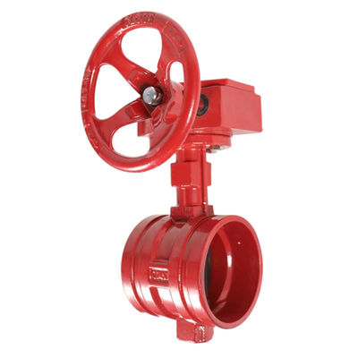 Ventilateur de papillon à turbine à gaz à douce étanchéité à rainures D381X hydraulique
