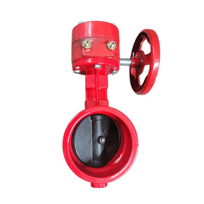 Ventilateur de papillon à turbine à gaz à douce étanchéité à rainures D381X hydraulique